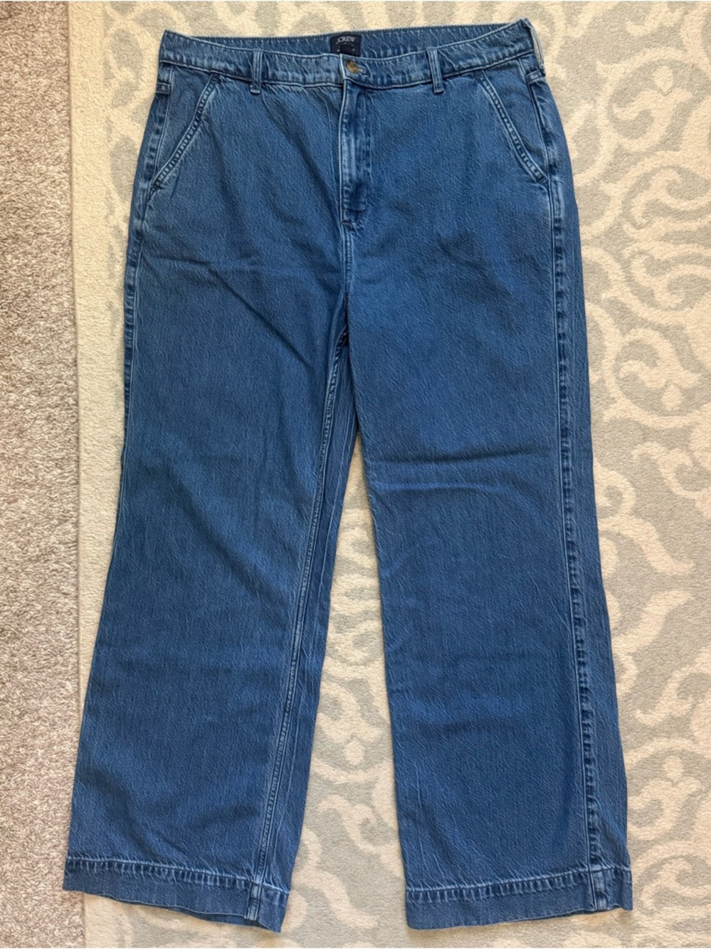 High Rise Wide Leg Trouser Jeans Size 32 J. Crew Factory